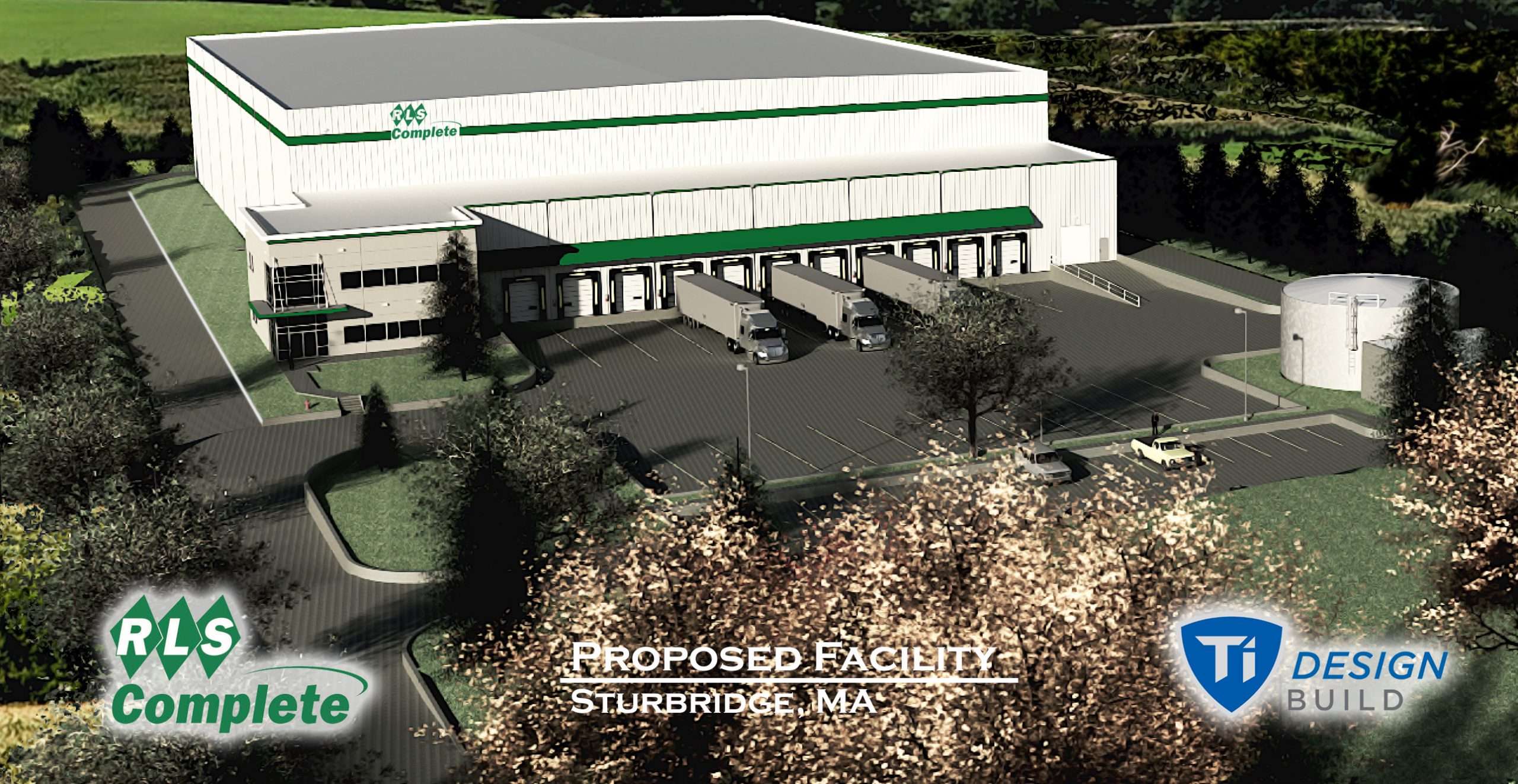 RLS Cold Storage Building Rendering